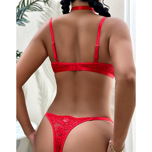 SADI 2022 Bragas de Encaje Transparentes Rojas para Mujer, Ropa Interior Sexy con Bordado, Lencería Sexy para Mujer - Product Image 4