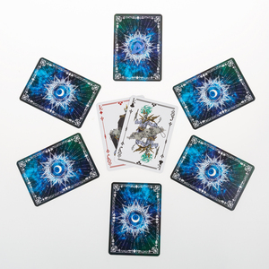 AYPC Bleu Or Estampage Bord Impression Espace Galaxie Retour Japon <span class=keywords><strong>Sexy</strong></span> Dessin Animé Fille Squelette Humain <span class=keywords><strong>Jeux</strong></span> Anime <span class=keywords><strong>Manga</strong></span> Poker Jeu de Cartes - Product Image 5