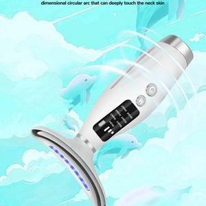 Masseur facial et cervical à micro-courant 7 couleurs pour éliminer les rides, rajeunir la peau, appareil de beauté - Product Image 6