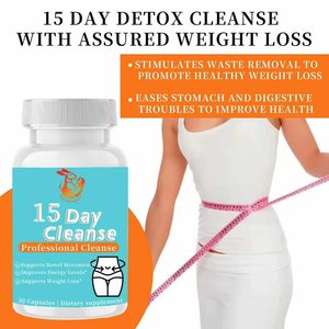 Cápsulas de Desintoxicación de Colon de 15 Días de Marca Privada OEM, Cápsulas para la Salud Intestinal y la Pérdida de Peso, para el Control Intestinal y la Función Digestiva - Product Image 5