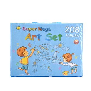 Super Mega Art Set 208 pièces pour enfants de 3 ans et plus, fournitures de dessin et de peinture - Product Image 2