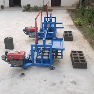 Cement Block Making Machine Semi Automatic Concrete Block Making Machine For Small Business Idea