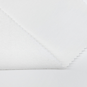 Tissu polaire solide en polyester 400GSM, tissu éponge en coton, fabricant en usine, tissus éponge chaud CVC à vendre/ - Product Image 5