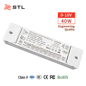 محرك إضاءة <span class=keywords><strong>LED</strong></span> بتيار ثابت وخفيف التعتيم 0/1-10 فولت، 25-36 واط، 40 واط، 900 مللي أمبير، 1 أمبير، 1000 مللي أمبير، 1.2 مللي أمبير من الشركة المصنعة لإضاءة اللوحات - Product Image 1