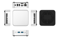 Mini PC Zkmagic con Procesador N97, Pantalla Dual 4K HD, WiFi 5, BT5.0, DDR4, Microcomputadora de Escritorio para Oficina y Entretenimiento en el Hogar