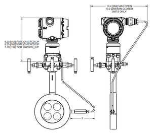 Offre Spéciale – Débitmètre à Plaque d'Orifice Compact Sans Fil Original Emerson Rosemount 3051SFC – Excellent Prix - Product Image 4