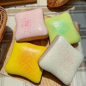 Jouet anti-stress souple en forme de pain, jouet squishy à rebond lent, pain de mie souple pour soulager le stress - Product Image 6
