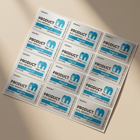 Etiquetas de Código de Barras Autoadhesivas Personalizadas para Botellas de Péptidos de 3ml/5ml/10ml, Textura Plateada, Resistentes al Agua, al Calor, de Alta Viscosidad y Anti-UV