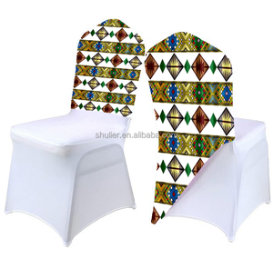 CUstom Any DEsign 3D Print <strong>Chair</strong> <strong>Covers</strong> for Wedding Party Event Luxury Design Spandex Elastic <strong>Half</strong> Back <strong>Chair</strong> <strong>Cover</strong> - Product Image 5
