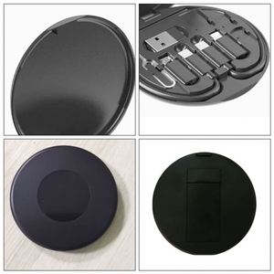 2024 60w Data <b>Cable</b> Storage Set Round Multifunctional USB Type C Fast <b>Charging</b> <b>Cable</b> Box Kit with Pin - Product Image 4