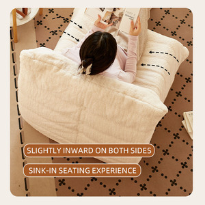 Sofá Moderno Compresible de Alta Calidad, Juego de Sofás de Espuma Comprimida Tipo Oruga, Silla de Lectura Cómoda, Sofá Perezoso, Sofá Puff - Product Image 3