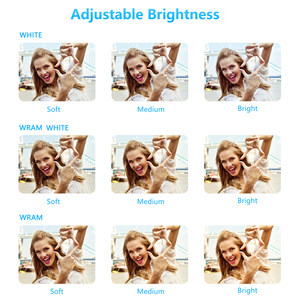 Aro de Luz de 14 Pulgadas de Fábrica, Lámpara de Belleza, Aro de Luz Tik Tok con Soporte, Iluminación Profesional de Audio y Video para <span class=keywords><strong>Estudio</strong></span> de Maquillaje - Product Image 3
