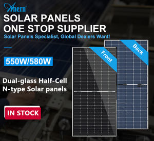 Anern kapalı ızgara GÜNEŞ PANELI kurulum pv paneli toptan güneş panelleri ev elektrik için - Product Image 2