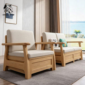 Fábrica china, buen precio, personalización, gran stock, dropshipping, sofá seccional de diseño moderno para sala de estar, muebles de madera con almacenamiento. - Product Image 5