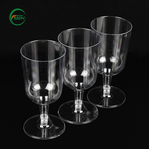 Copas de Vino de Plástico PS Resistentes Flash de 180 ml, Transparentes, para Bares, Clubes, Bodas, Fiestas y Servicios de Catering - Product Image 4