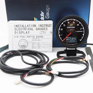 60Mm Tự Động Meter 7 Colour LED Kỹ Thuật Số Meter Boost Volt Hiển Thị Nước Nhiệt Độ Dầu Nhiên Liệu Áp Suất Dầu Rpm Chân Không Afr Đo - Product Image 6