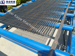 Máquina <span class=keywords><strong>de</strong></span> Soldadura KYPlant para Rejillas y Mallas <span class=keywords><strong>de</strong></span> Acero, Equipo <span class=keywords><strong>de</strong></span> Línea <span class=keywords><strong>de</strong></span> Producción <span class=keywords><strong>de</strong></span> Metal con Componentes Centrales PLC - Product Image 3