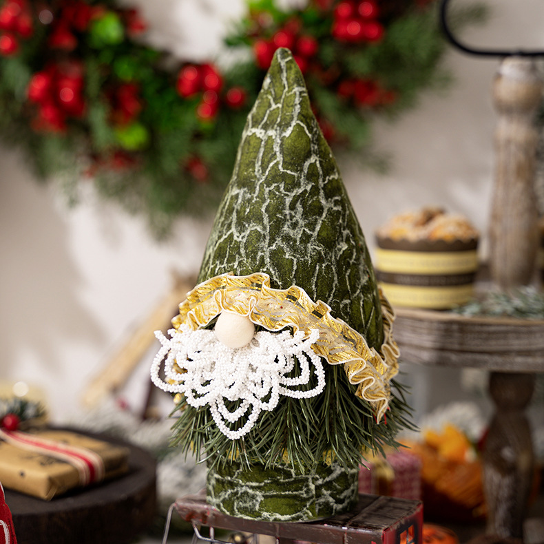 Mini sapin de Noël nain vert foncé
