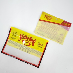 Tùy Chỉnh Thiết Kế Cá Thu Hút Dây Kéo Nắp Kéo Móc Câu Cá Giải Quyết Bait Swimbait Mềm Nhựa 3 Bên Con Dấu Pouch - Product Image 6