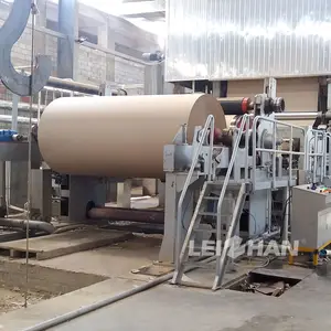 Dây chuyền sản xuất giấy các tông sóng 5 lớp Kraft hộp giấy tái chế máy cho nhà máy giấy