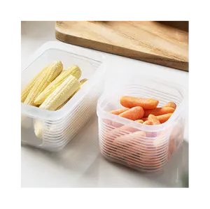 Refrigerator special sealed plastic fresh-keeping food grade classification storage box