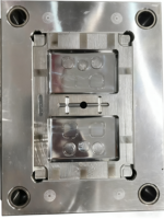 Boîte de rangement alimentaire en métal noir de luxe personnalisée de qualité alimentaire, moulage par injection, fabricant OEM ODM, modèle FST 01