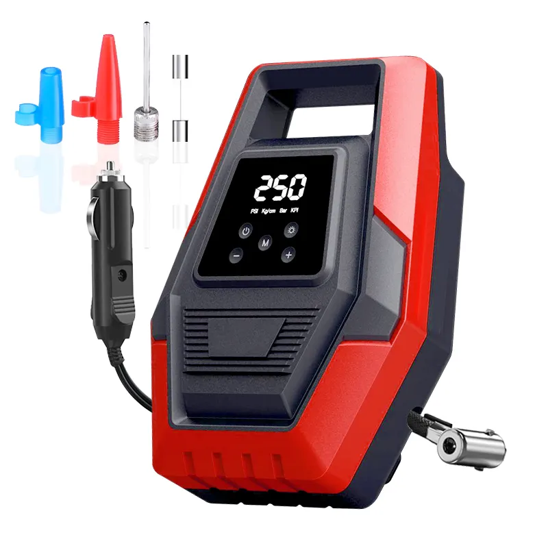 3672 22mm New Design Customized Cordless Rechargeable Car Digital Tyre Inflator Automatic Tire Inflators