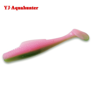 T-tail Soft Bait 8cm <b>Floating</b> Biomimetic Lure For Bass <b>Fishing</b> With Realistic Swimming Movement - Product Image 4
