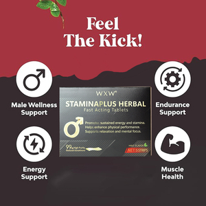 Wxw Stock staminaplus แถบสมุนไพรฟิล์มมิ้นท์มีชีวิตชีวาสำหรับผู้ชายรากแข็งแรงคลื่นความแข็งแรงของผู้ชายแถบฟิล์มเพื่อสุขภาพสำหรับผู้ชาย - Product Image 4