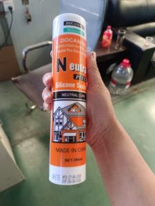Chinesische Fabriken Neutrales Silikon-Dichtmittel Weiß 310ml Härtend für Glas Säurefreies Silikon - Product Image 2