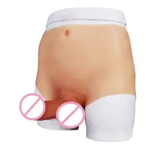 دسار شعور حقيقي للنساء والرجال سيليكون السائل يمكن ارتداؤها القضيب الصلبة داخل دسار حجم كبير لعبة للنساء قضيب واقعي - Product Image 3