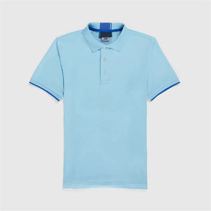 Golf pour hommes personnalisé pour polos séchage rapide 100% coton T-Shirts porter tissu Piqué solide broderie Poloshirts toile - Product Image 5
