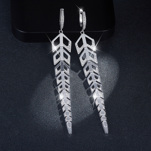 2024 New Premium Long Tassel Water Drop S Silicone <b>Earrings</b> Jewelry - Product Image 4