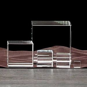 Danh dự của tinh thể K9 trống Tinh thể thủy tinh khối lập phương cho 3D laser khắc tinh thể ảnh khối lập phương - Product Image 4