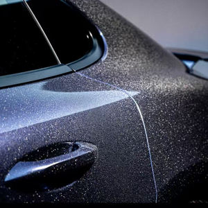 Vinilo Brillante para Envolver Completamente el Vehículo/Auto, Color Negro Diamante, con Revestimiento PET, Gran Venta - Product Image 3