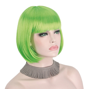 Peluca Corta Verde <span class=keywords><strong>de</strong></span> San Patricio, <span class=keywords><strong>de</strong></span> Plástico Resistente, <span class=keywords><strong>de</strong></span> Alta Calidad, Nueva Llegada, Venta al Por Mayor, <span class=keywords><strong>Disfraz</strong></span> <span class=keywords><strong>de</strong></span> Fiesta, Impermeable, <span class=keywords><strong>de</strong></span> Fábrica - Product Image 2