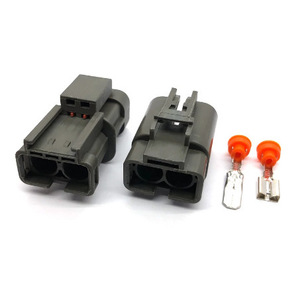 Conector de Alternador Automotriz de 2 Posiciones, Gris, PBT, Uso Automotriz de Alta Resistencia, 7122-6224-40 - Product Image 1