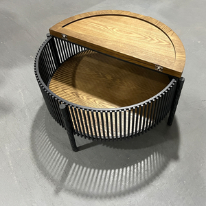 Idee moderne, <span class=keywords><strong>ferro</strong></span> battuto <span class=keywords><strong>in</strong></span> vetro temperato è contratta salotto, la piccola casa di famiglia nordica - Product Image 5