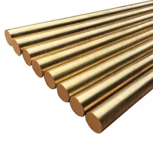 8mm Diameter ASTM C28000 C27400 CuZn40 CuZn36 Brass Round Rod Brass Bar