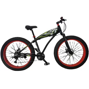 Colour Build Fat Bike For 26 Inch / Cheap Bike Fat Wheels Mountain Fat Bike / Best Fat Tire Bicycle Components