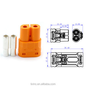 Conector de cable de <span class=keywords><strong>2</strong></span> pines macho hembra Lcb30 de alta corriente Chapado en plata de alta corriente actualizado Original - Product Image 3