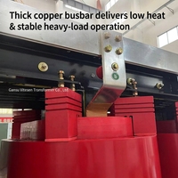 Transformateur à résine coulée de type sec 2000 kVA 35 kV à 400 V Triphasé en résine époxy coulée avec refroidissement AF pour réseau de distribution SCB18
