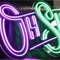 Letras de Neón LED Pintadas en Acrílico, Publicitarias, Creativas y Personalizadas, con Clasificación de Impermeabilidad IP65, para Decoración de Bares, Eventos y Fiestas