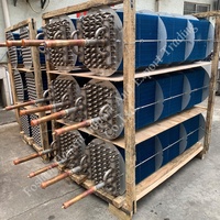 Intercambiador de Calor de Evaporación en Seco de Alta Calidad con Tubo de Acero Inoxidable para Piezas de Refrigeración de Cámaras Frigoríficas Industriales