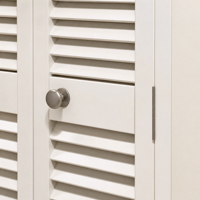 Porte pliante intérieure en bois massif de style plantation, à persiennes réglables, couleur personnalisée pour la décoration intérieure