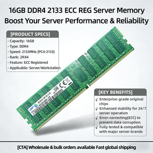 M393A2G40DB0-CPB แรมเซิร์ฟเวอร์ประสิทธิภาพสูง Samsung 16GB DDR4 REG ECC 2133MHz มีสินค้าในสต็อก แรมเซิร์ฟเวอร์ 16GB - Product Image 2