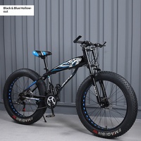 Vélo de montagne VTT 26/24 pouces à suspension intégrale pour hommes, 21 vitesses, freins à disque doubles, cadre en acier à haute teneur en carbone