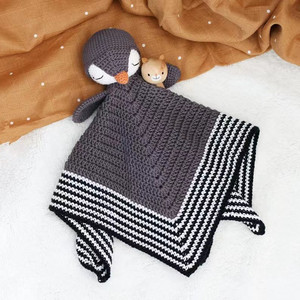 Doudou en crochet <span class=keywords><strong>Pingouin</strong></span> ludique, couverture de sécurité en crochet <span class=keywords><strong>Amigurumi</strong></span> <span class=keywords><strong>Pingouin</strong></span> pour cadeaux d'enfants - Product Image 4
