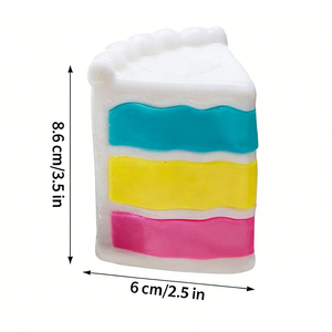 Nouveau produit 2026 : Jouets anti-stress en TPR en forme de gâteau, souples et compressibles, pour enfants et adultes - Product Image 5