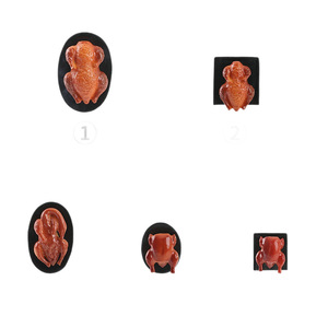 Aimants de réfrigérateur en résine en forme de canard rôti miniature, lot de 5, décoration du Nouvel An chinois, design moderne en forme d'animal - Product Image 5